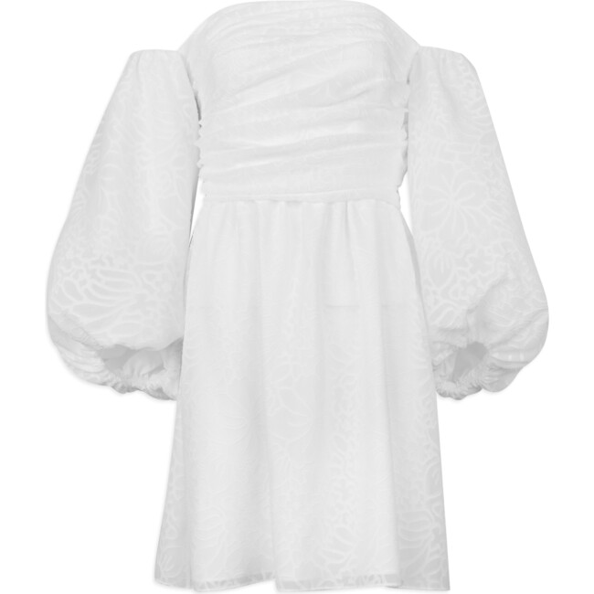 Women's Josette Dress, Optic White - Dresses - 1