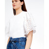 Women's Jacie Top, Optic White - Blouses - 2
