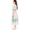 Women's Magdalena Dress, Optic White/Black/Mint - Dresses - 4