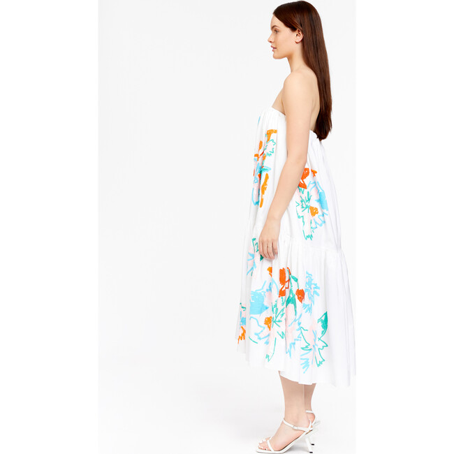 Women's Priscilla Dress, White - Dresses - 4