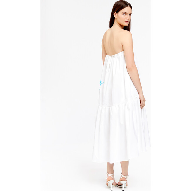 Women's Priscilla Dress, White - Dresses - 5