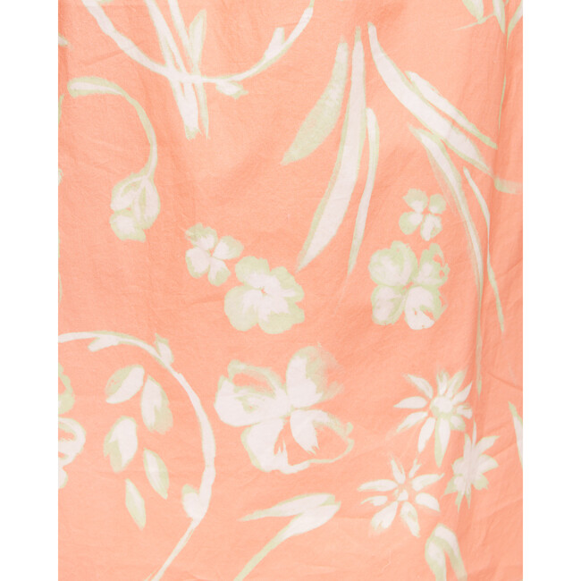 Women's Alora Dress, Bleached Floral Papaya Multi - Dresses - 7