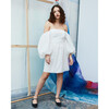 Women's Josette Dress, Optic White - Dresses - 7