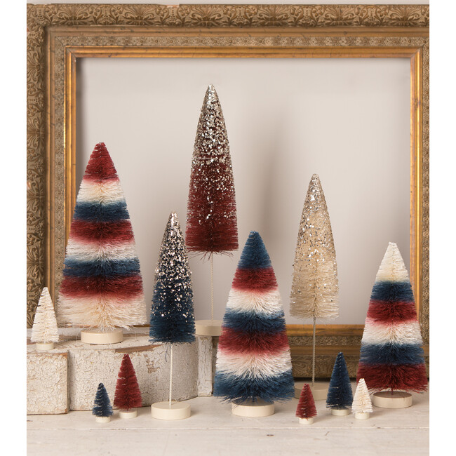 Old Glory Mini Bottle Brush Trees, Set of 6 - Other Accents - 2