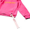 Neon Pop Strapped Sweatshirt, Pink - Sweatshirts - 3