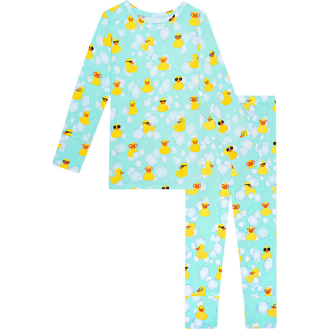 Long Sleeve Basic Pajama, Ducky - Pajamas - 1