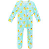 Footie Zippered One Piece, Ducky - Pajamas - 2