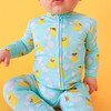 Footie Zippered One Piece, Ducky - Pajamas - 4