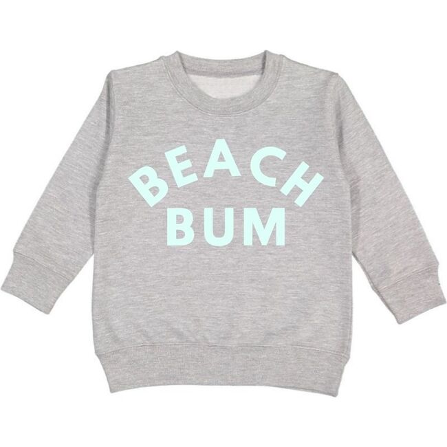 Beach Bum Long Sleeve Sweatshirt, Gray