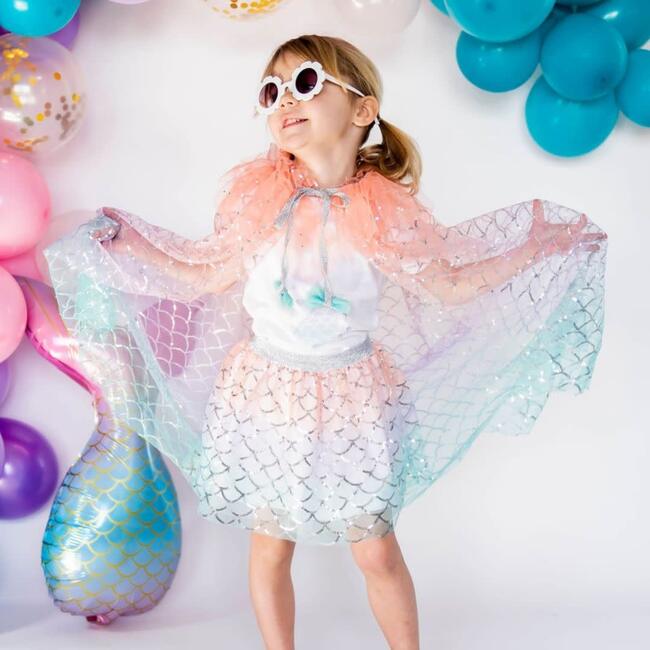 Mermaid Ombre Cape, Multi - Costume Accessories - 5