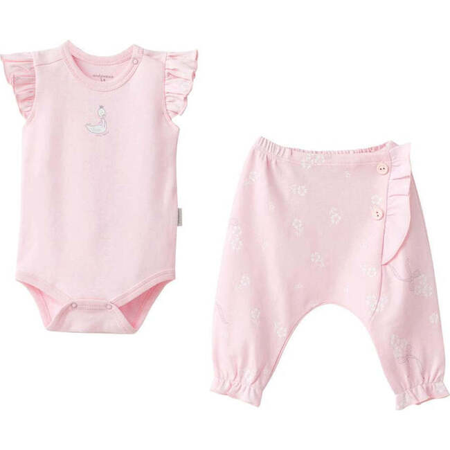 Milly Ballet Bodysuit Outfit, Pink