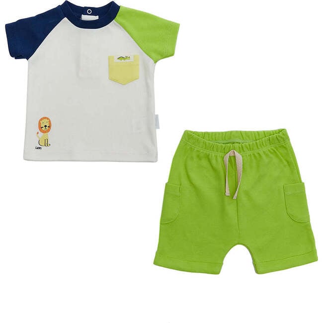 Cute Crocodile Pocket Outfit, Green