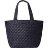 Medium Metro Tote Deluxe, Black - Bags - 1 - thumbnail