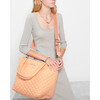 Medium Metro Tote Deluxe, Peach - Bags - 3