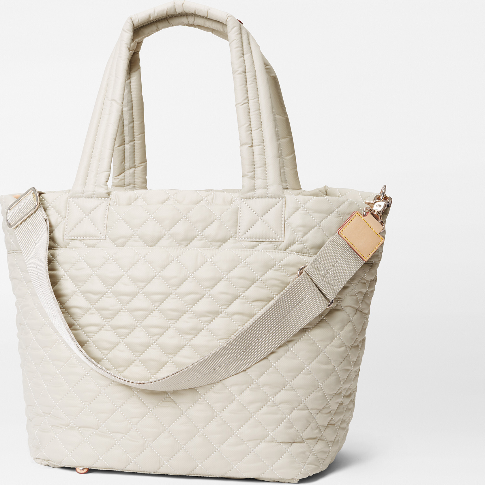 Medium Metro Tote Deluxe, Atmosphere Grey - MZ Wallace Bags