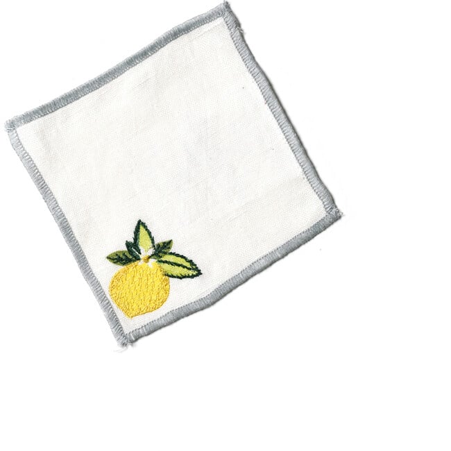 Lemon Citrus Cocktail Napkins, Set of 4 - Accents - 4