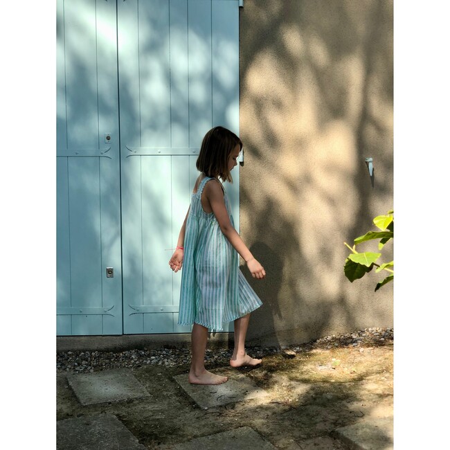 Girl's McKenzie Nightdress, Spring Green - Pajamas - 2