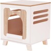 Elyse Elevated Wooden Cat Litter Box, Tan - Pet Crates & Kennels - 1 - thumbnail