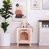 Elyse Elevated Wooden Cat Litter Box, Tan - Pet Crates & Kennels - 2