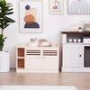Robin Large Wooden Cat Litter Box, Powder Snow - Pet Crates & Kennels - 3