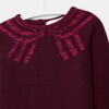 Illusion Effect Sweater, Plum - Sweaters - 3