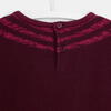 Illusion Effect Sweater, Plum - Sweaters - 4