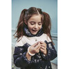 Color Block Puffer Jacket, Navy & White - Jackets - 2