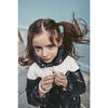Color Block Puffer Jacket, Navy & White - Jackets - 3
