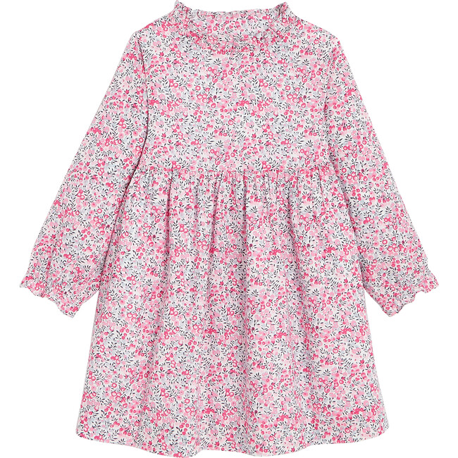 Toddler Flower Liberty Dress, Pink - Jacadi Girl Clothing | Maisonette