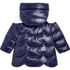 Color Block Puffer Jacket, Navy & White - Jackets - 7