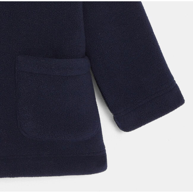 Toddler Polar Fleece Utility Jacket, Navy Blue - Jackets - 4