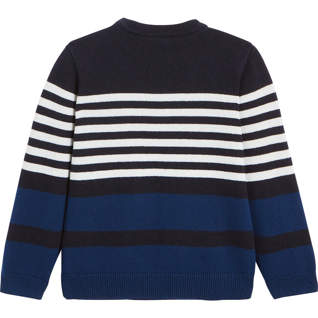 Sailor Sweater, Navy Blue - Sweaters - 2