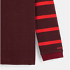 Color Block Polo Shirt, Burgundy - Shirts - 4