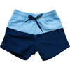 Jude Boardshorts, Blue Navy Colorblock - Swim Trunks - 1 - thumbnail