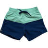 Jude Boardshorts, Seafoam Navy Colorblock - Swim Trunks - 1 - thumbnail