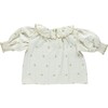 Olivia Blouse, Embroidered Florals - Blouses - 2