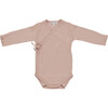 Bebe Wrap Onesie, Dusty Rose - Onesies - 2