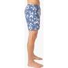 Men's Bayberry Swim Trunk, Navy Floral - Swim Trunks - 5