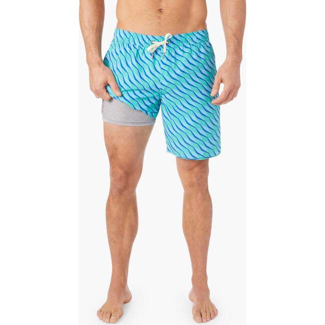 Men's Anchor Swim Trunk, Green Seabay - Swim Trunks - 5