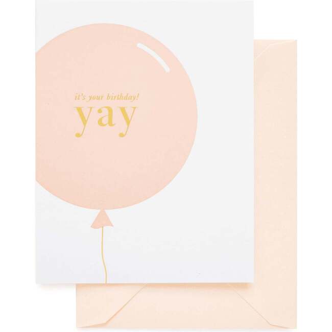 Yay Balloon Card
