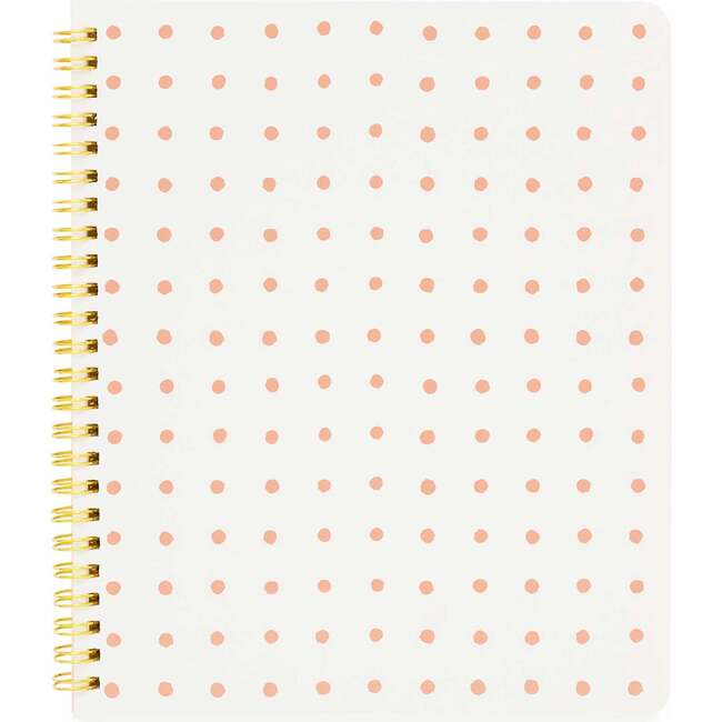 Spiral Notebook, Rose Dot
