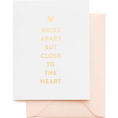 Miles Apart Card