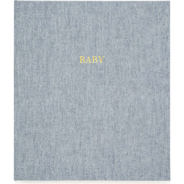 Sugar Paper | Baby Book, Chambray (Blue) | Maisonette