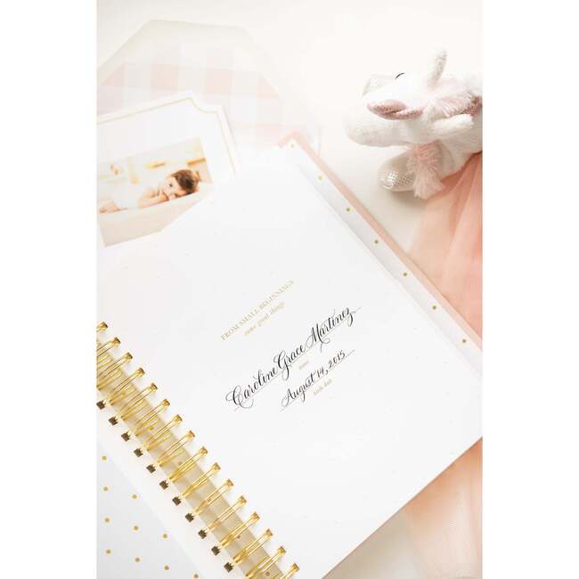 Baby Book, Rose Linen - Paper Goods - 3