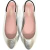 Stella Slingback Ballerina, Silver - Flats - 2