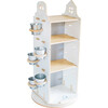 My Mini 360-Degree Cottage Bookshelf, White - Bookcases - 3