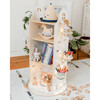 My Mini 360-Degree Cottage Bookshelf, White - Bookcases - 4