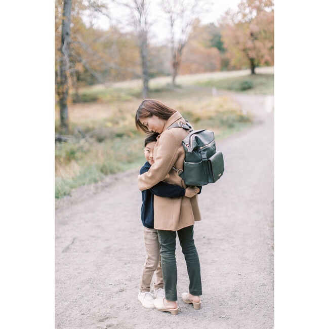 Peek A Boo Hobo Backpack, Olive - Diaper Bags - 7