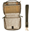 Luxe Diaper Clutch, Vegan Olive Croc - Diaper Bags - 4