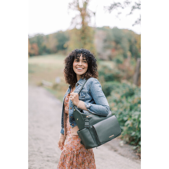 Peek A Boo Hobo Backpack, Olive - Diaper Bags - 9